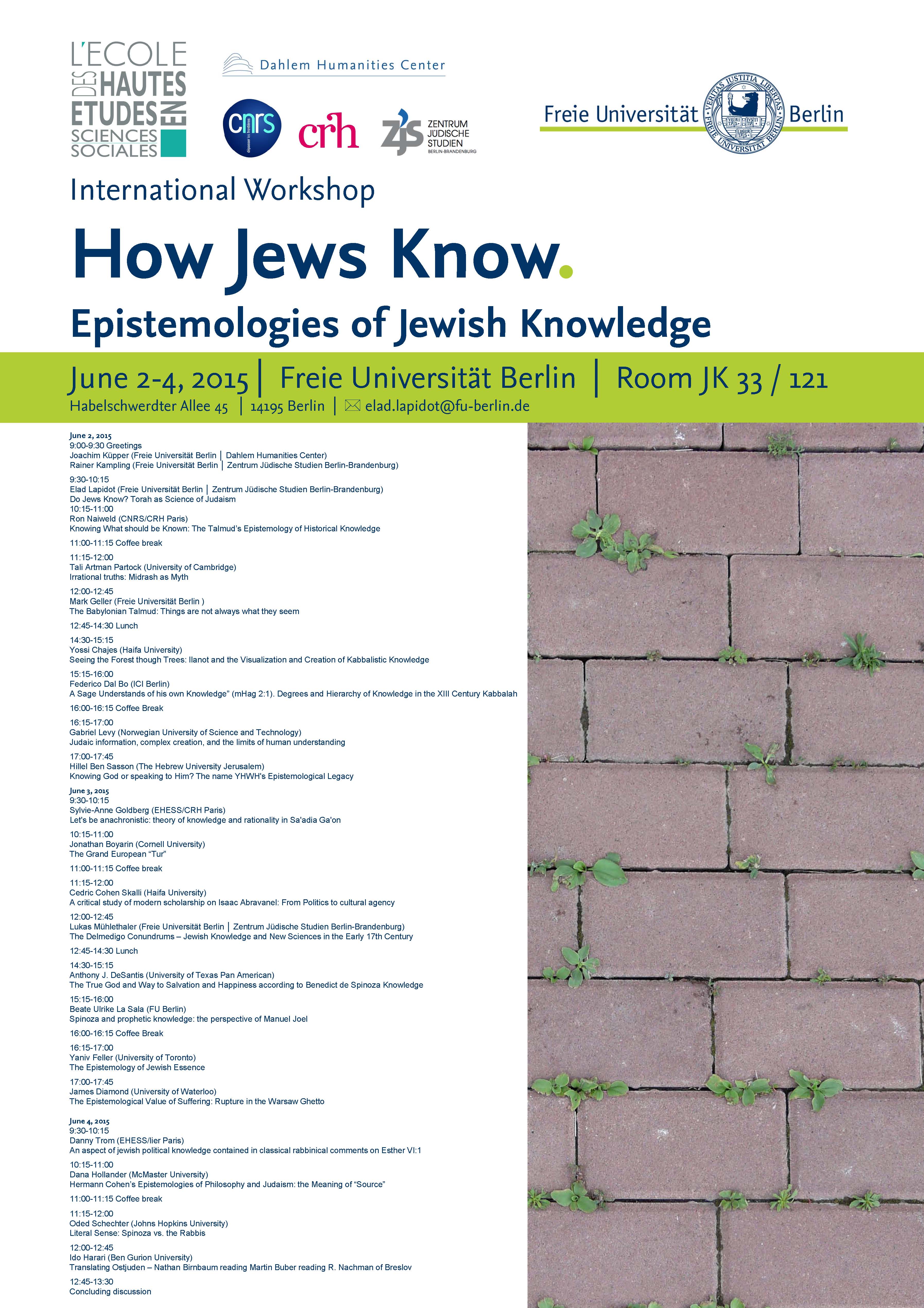 How Jews Know Epistemologies of Jewish Knowledge